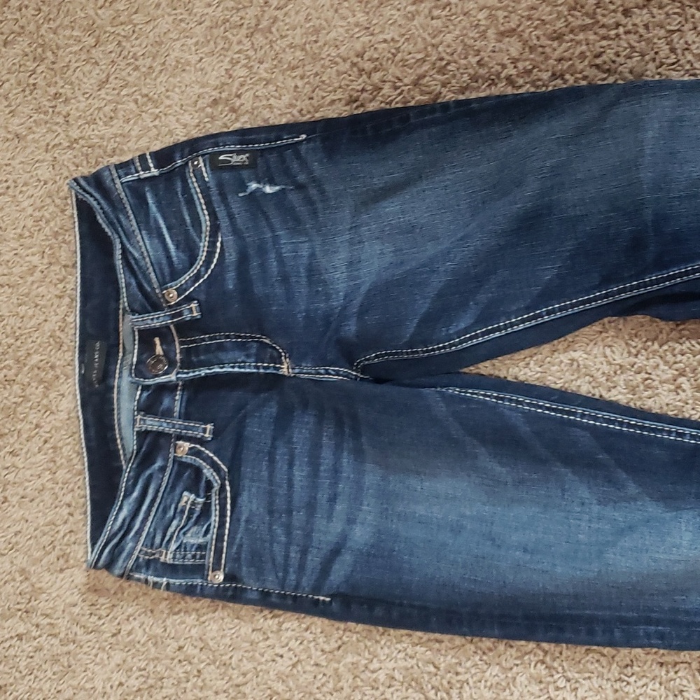 Brand New Silver jeans